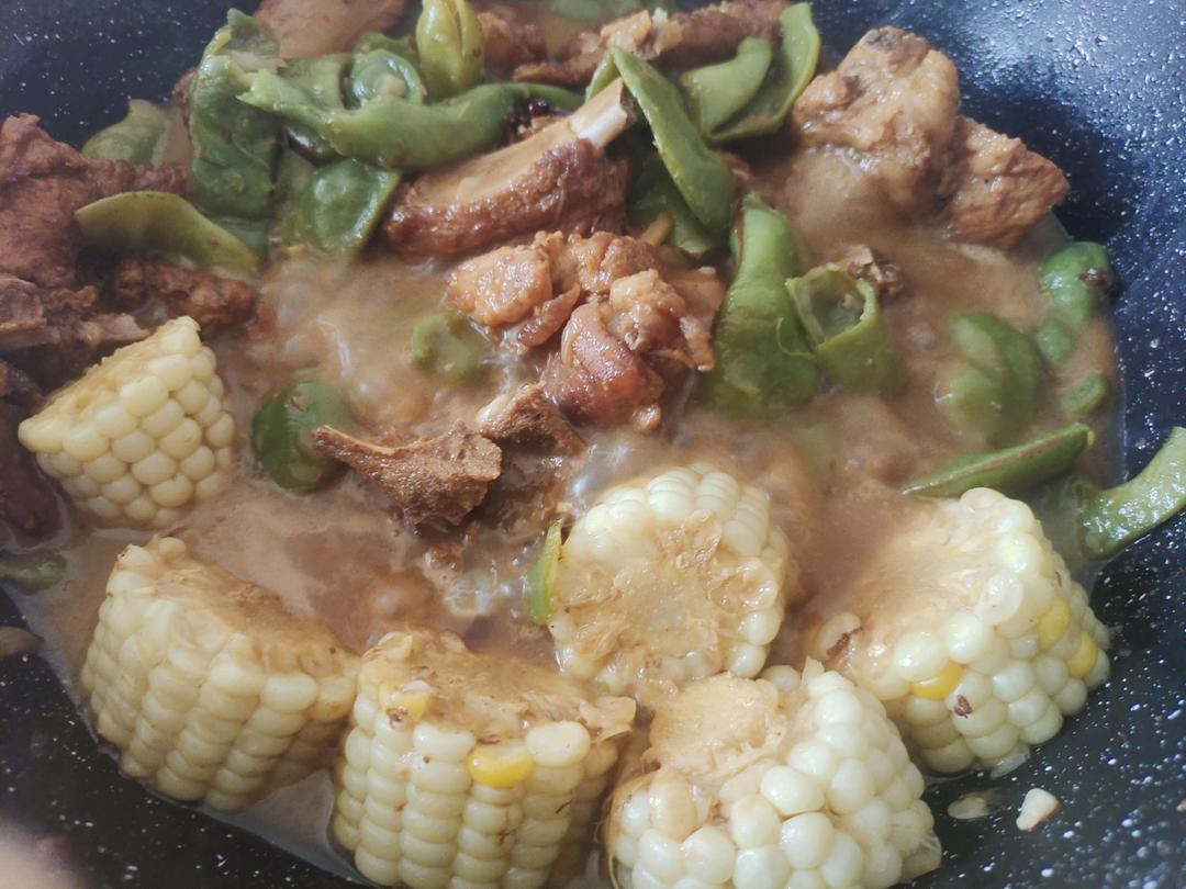 硬菜代表--排骨炖豆角土豆（豆角焖面胚子）