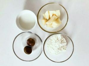 宝宝辅食：苹果栗子饼—苹果清甜，加上栗子的粉糯和香味，怎么也吃不够哦！12M+的做法 步骤1