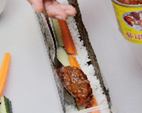 古龙香菇肉酱寿司的做法 步骤4