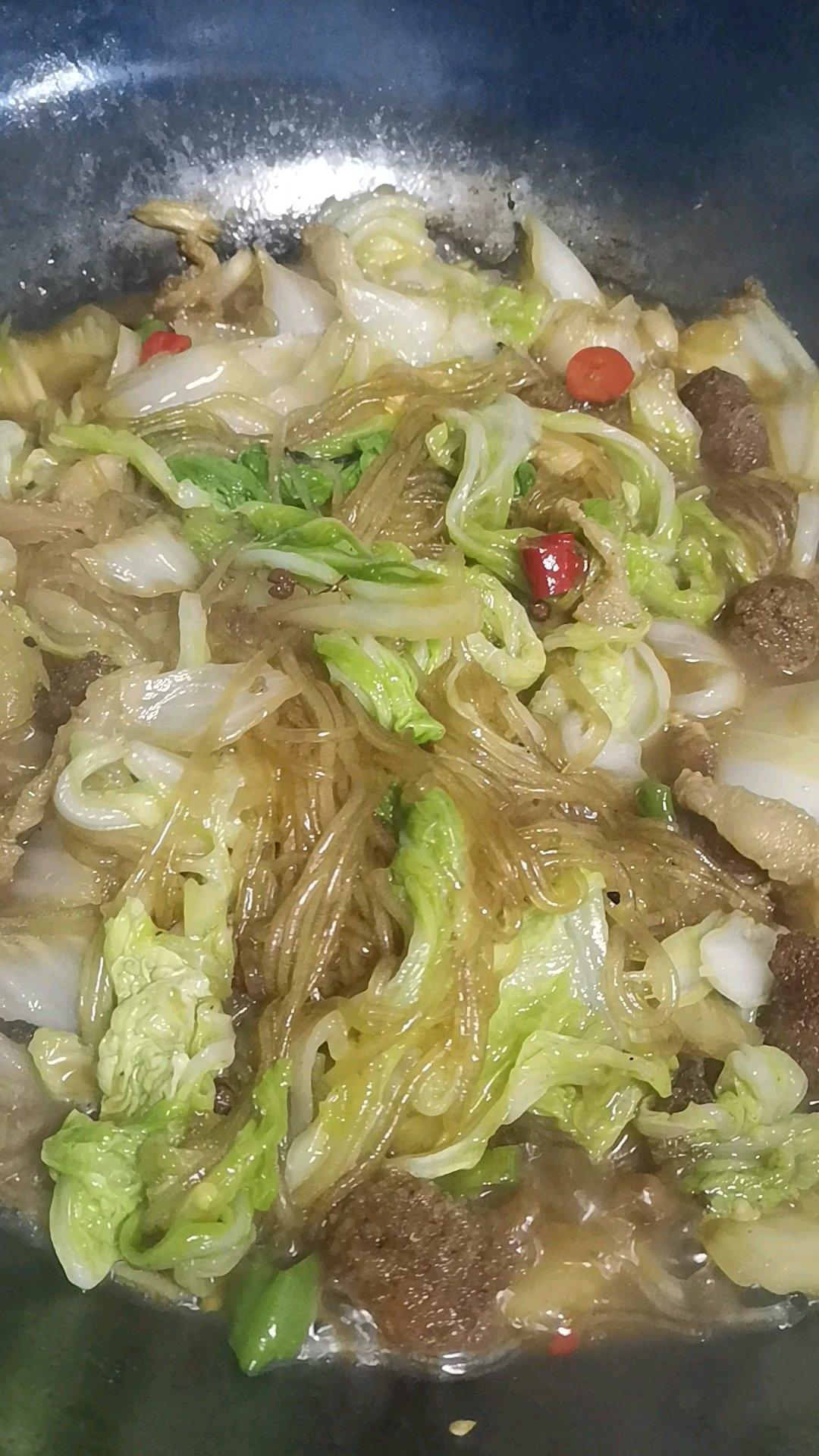 猪肉白菜炖粉条