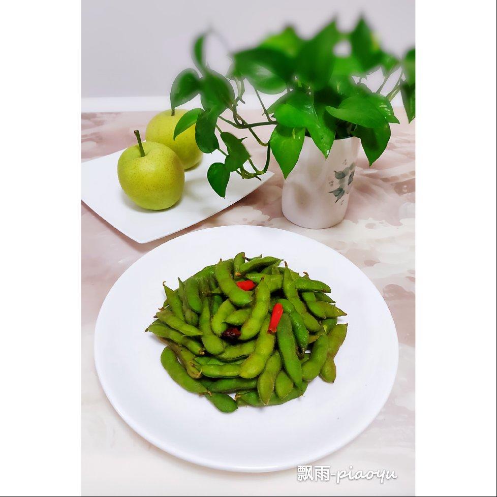 厨师长教你一道小吃：“盐水毛豆”的家常做法，好吃的停不下来