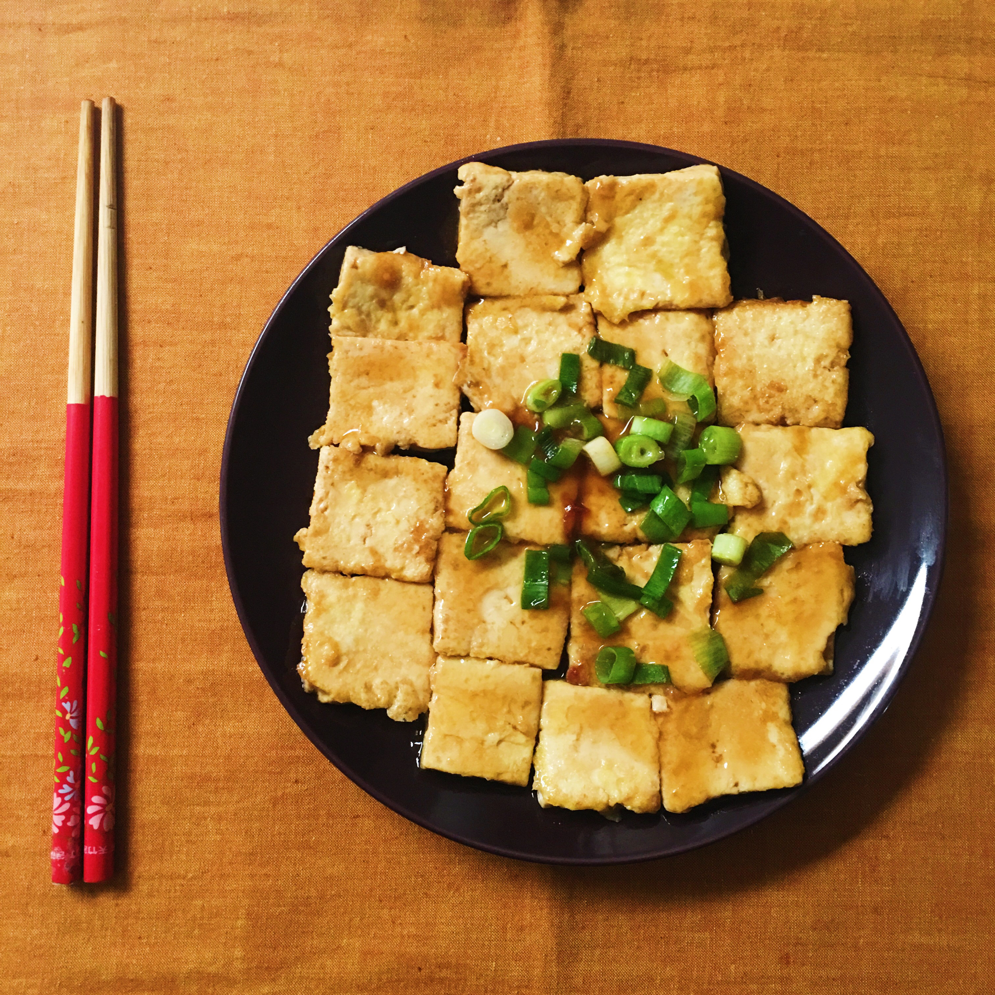 蚝油嫩豆腐