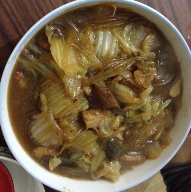 爱美食的厨小闫做的猪肉白菜炖粉条