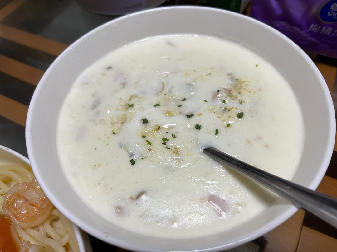 奶油蘑菇汤（完美比例版）