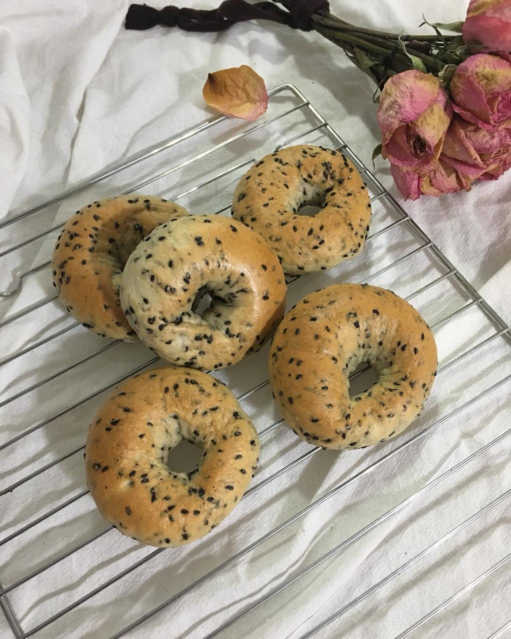 芝麻贝果（咸）