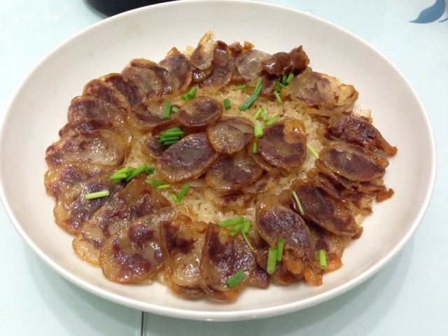 香肠蒸糯米饭
