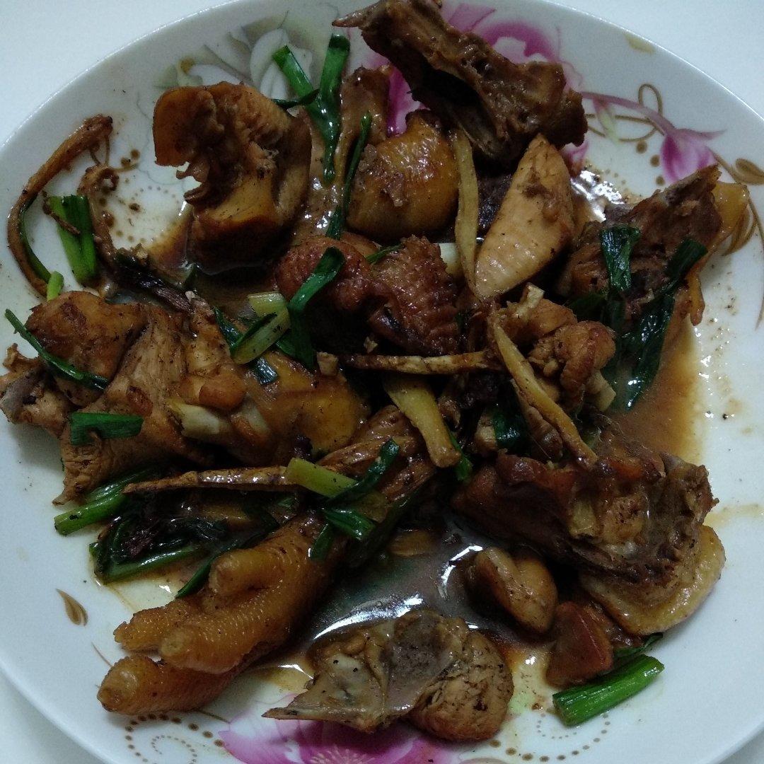 广东姜葱炒鸡
