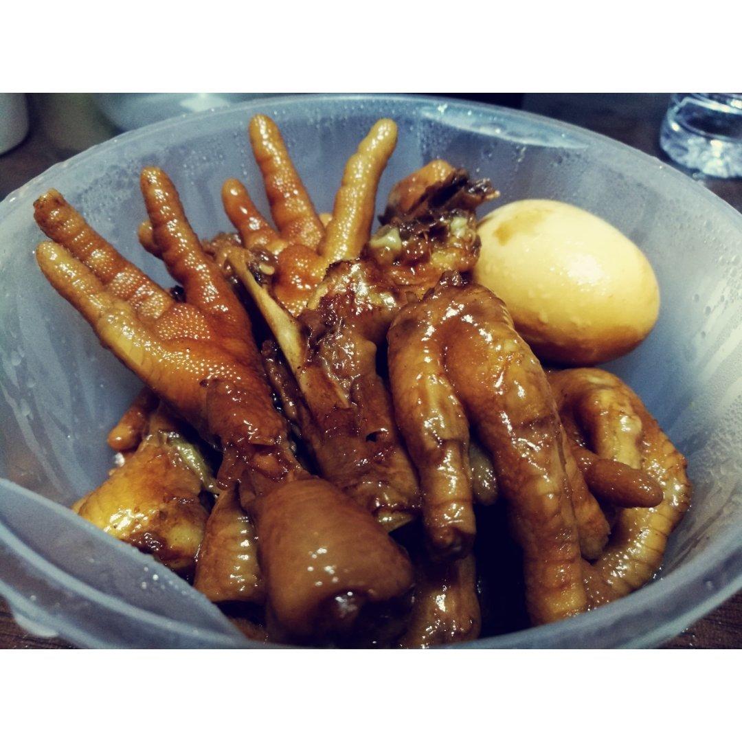 香辣卤鸡爪