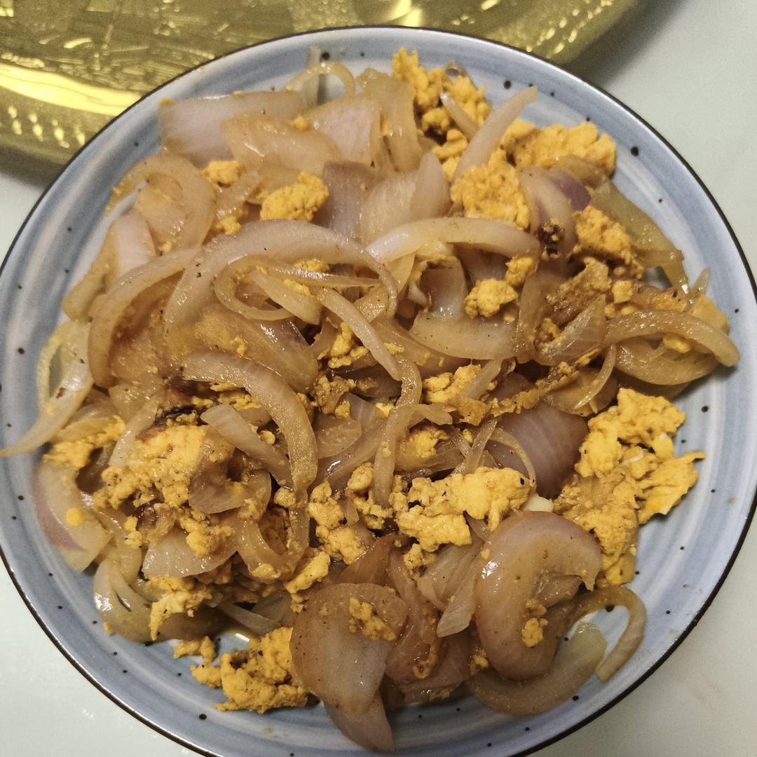 降压防癌的好食材  洋葱炒鸡蛋