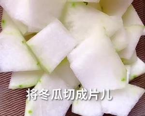 减脂佳品-冬瓜鱼丸汤的做法 步骤3