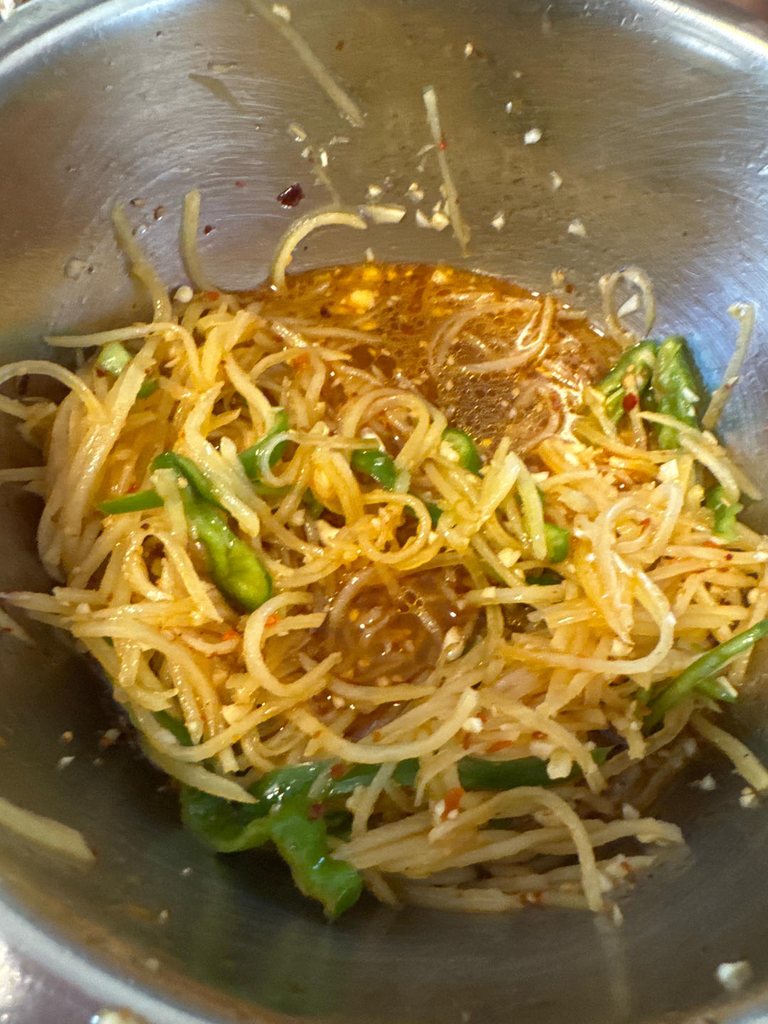 炝拌土豆丝（炎宝爱吃饭版本）