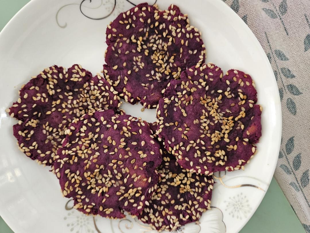 减肥必备紫薯饼