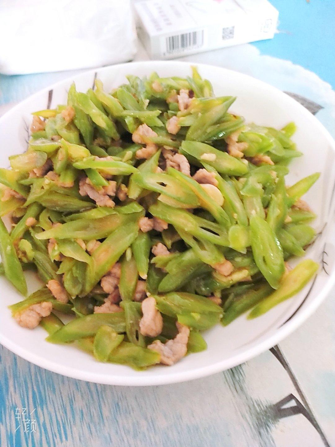 家常小炒四季豆