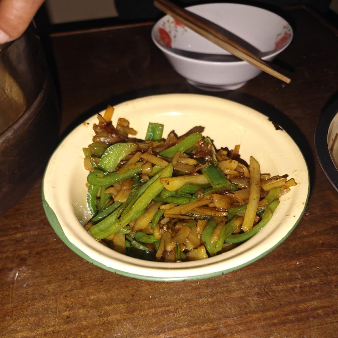青椒土豆丝