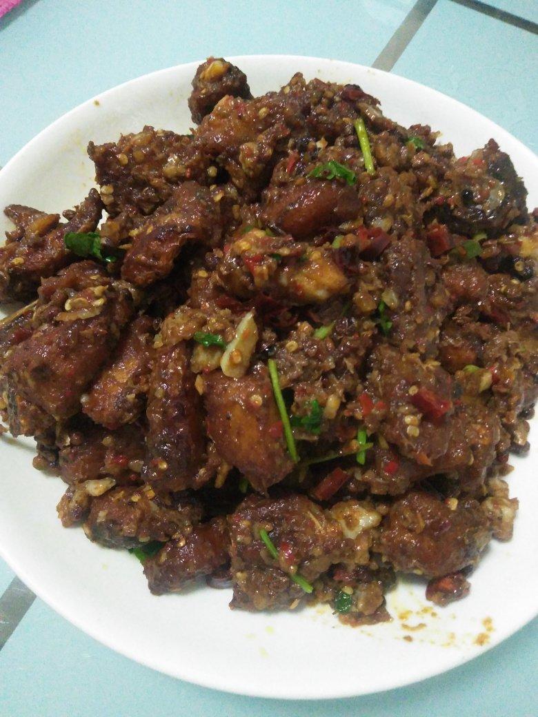 麻辣可口干煸鱼