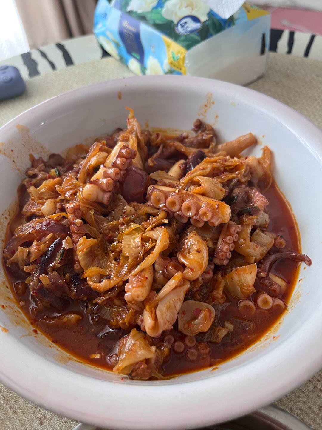 非正宗版辣白菜炒五花肉+泡菜豆腐锅