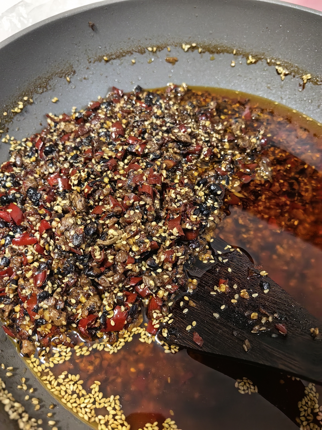 牛肉豆豉辣椒酱（老干妈风味）的做法