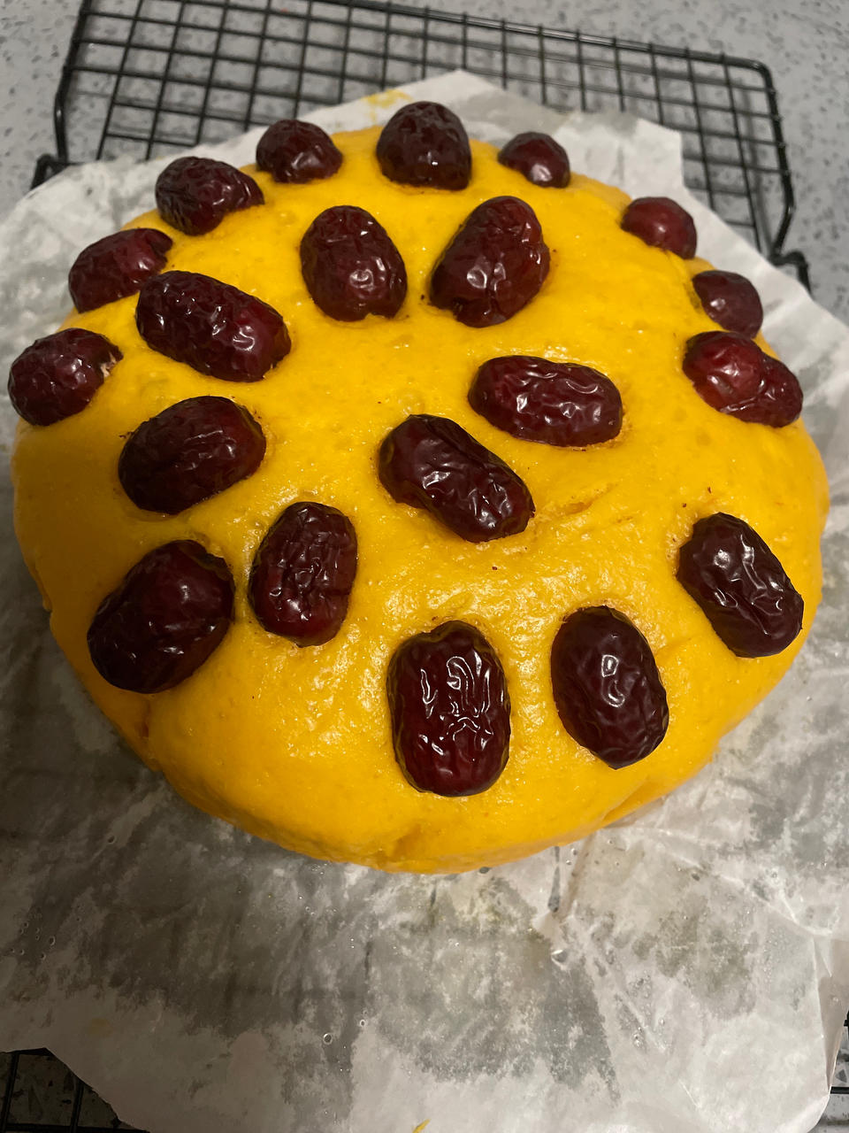 松软不发粘的南瓜发糕