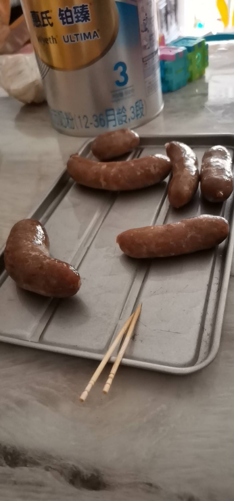 【超详细】宝宝版脆皮肠「无红曲粉」