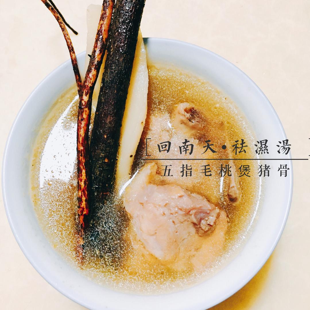五指毛桃煲猪骨的做法