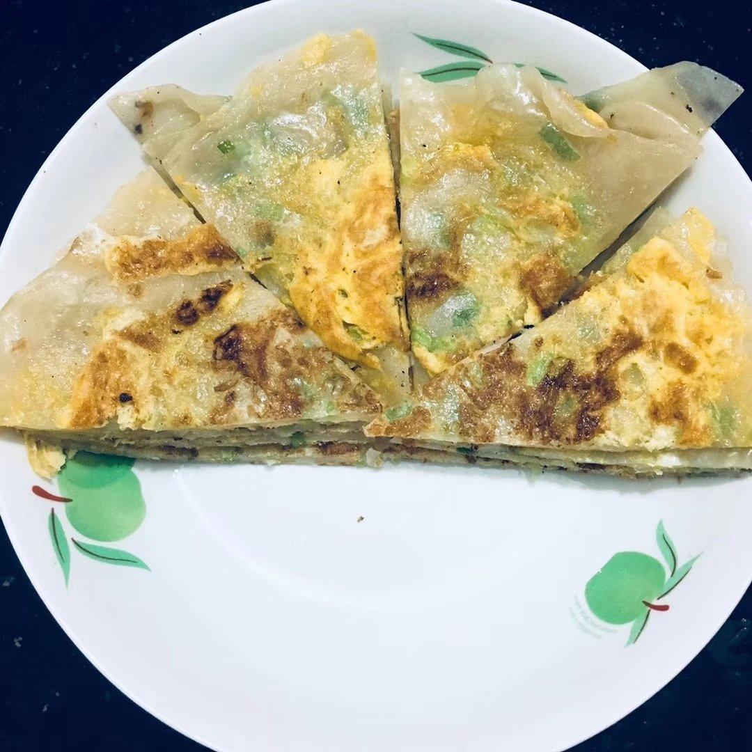 饺子皮千层饼