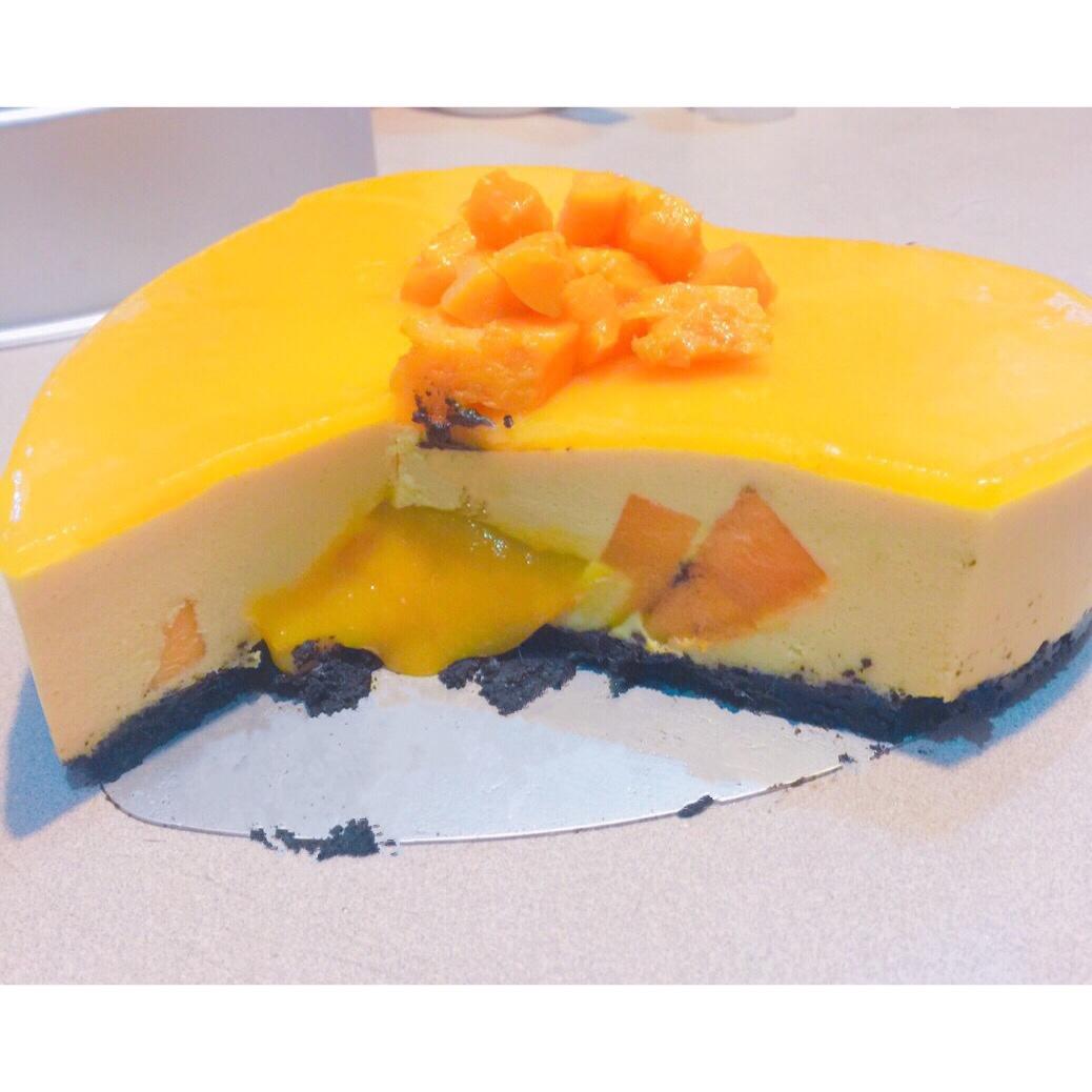 芒果纯酸奶慕斯