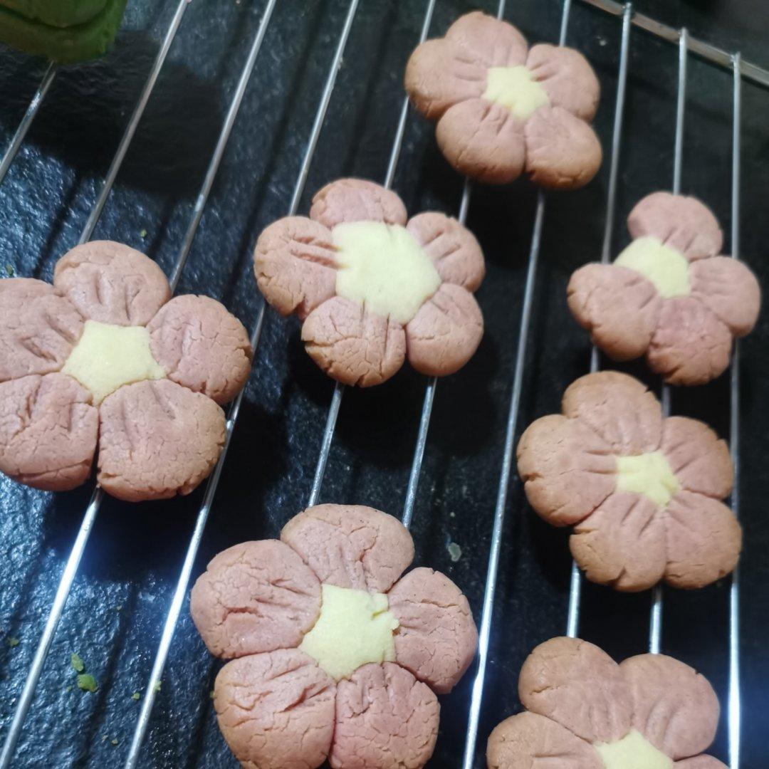 送你一朵小红花 🌺免模具｜零难度花朵饼干