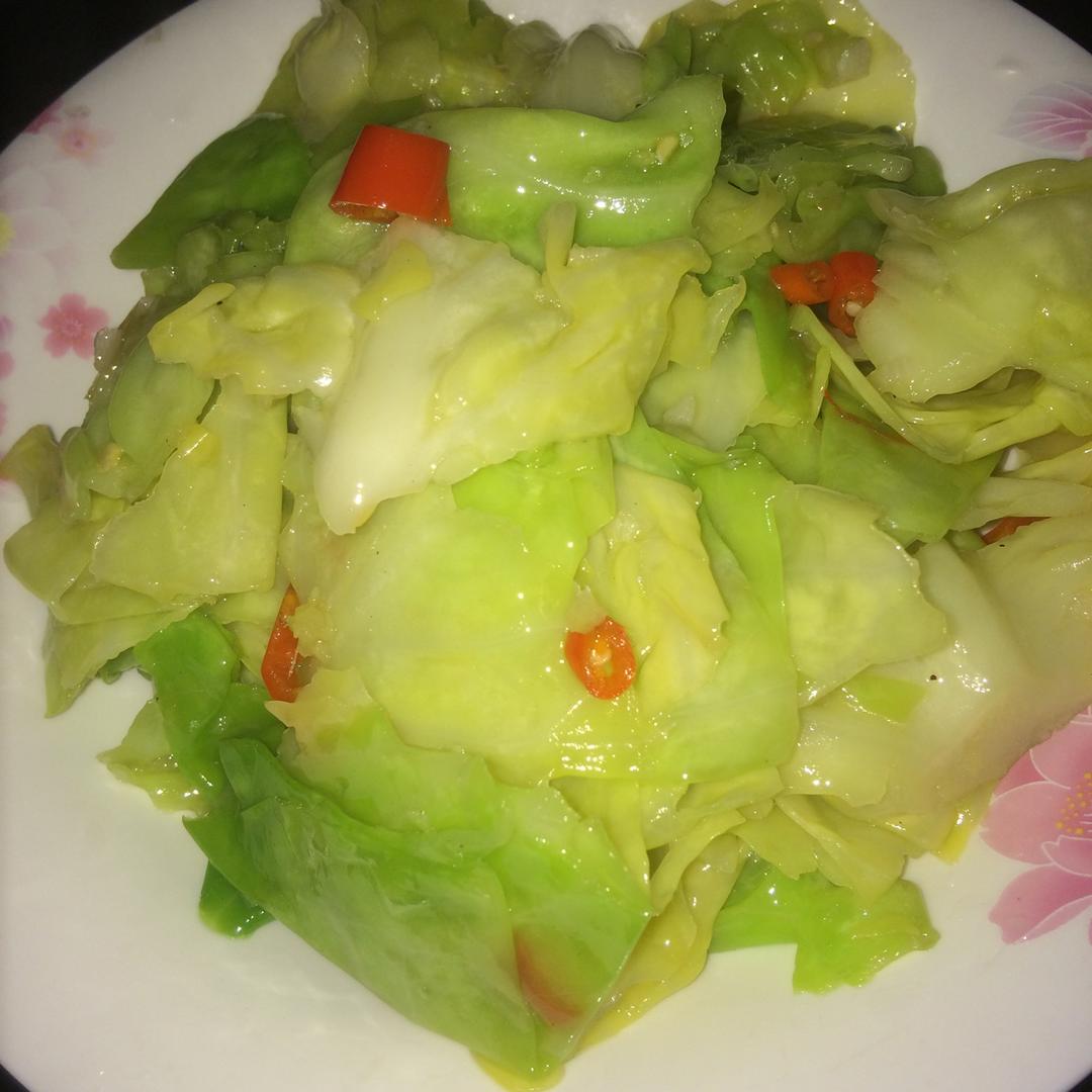 清炒包菜