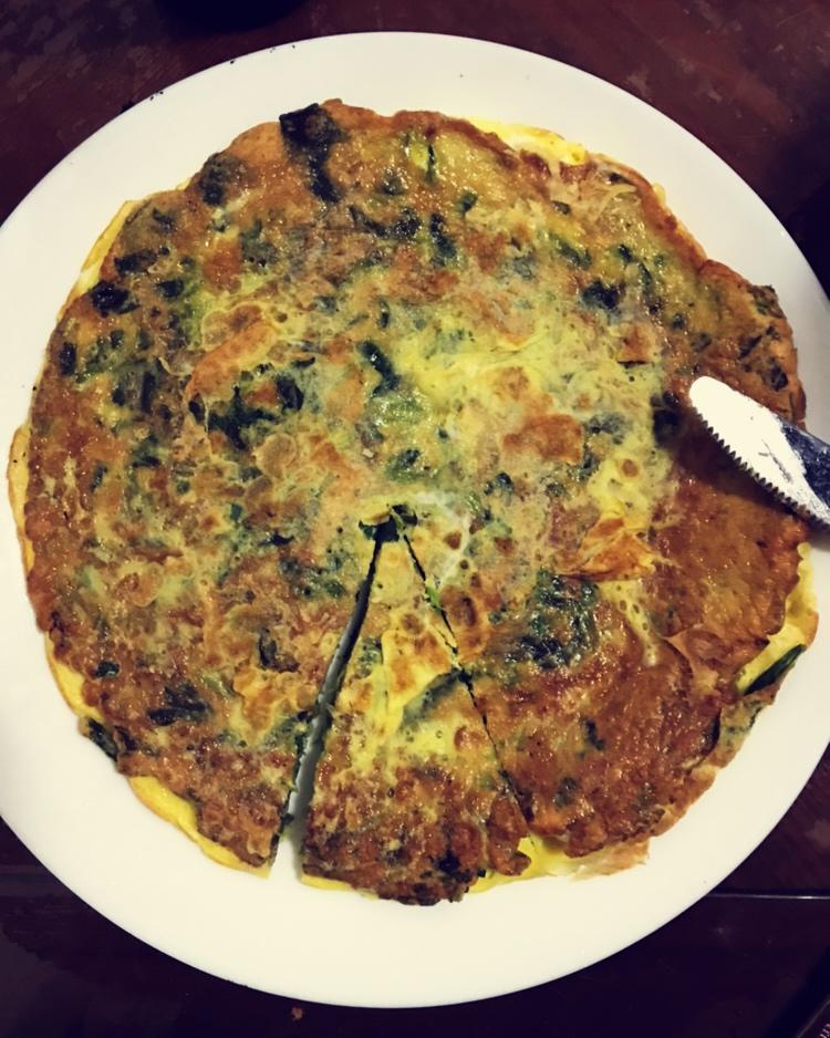 低脂菠菜蛋饼