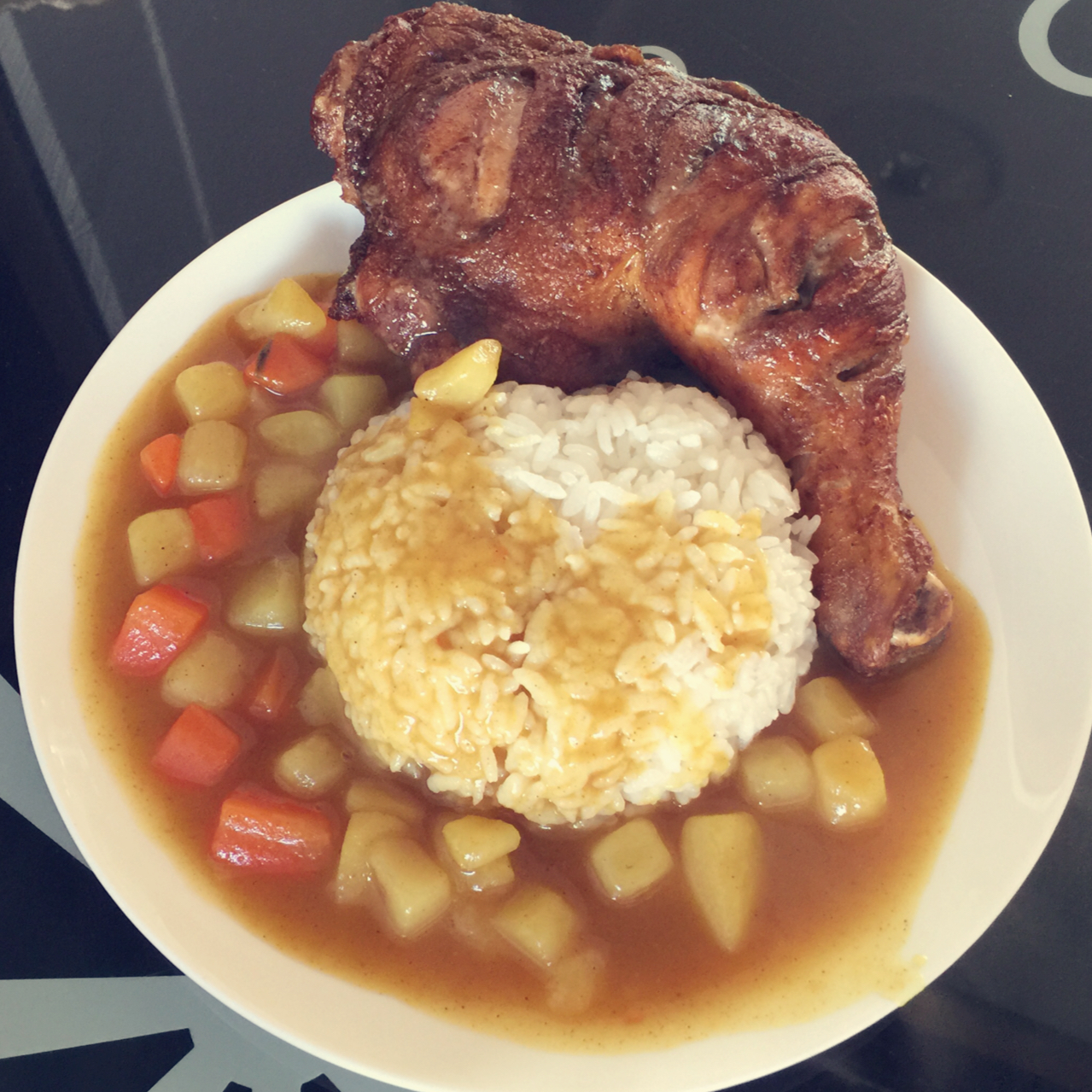 咖喱鸡饭