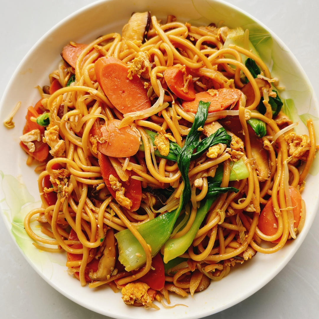 🍜最简单最好吃的家常炒面