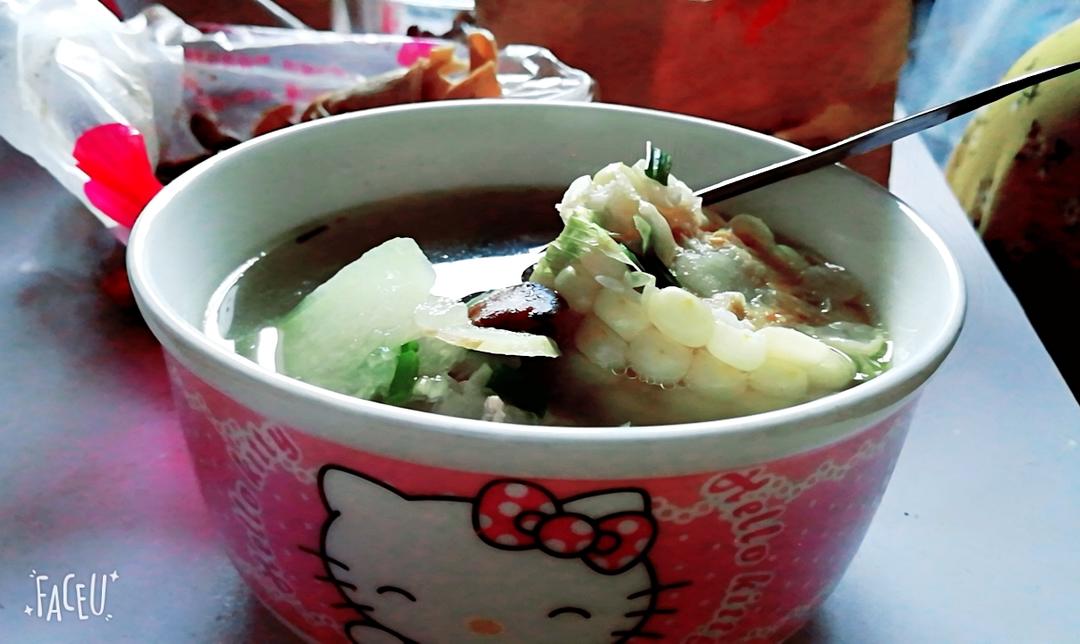 玉米排骨冬瓜汤的做法