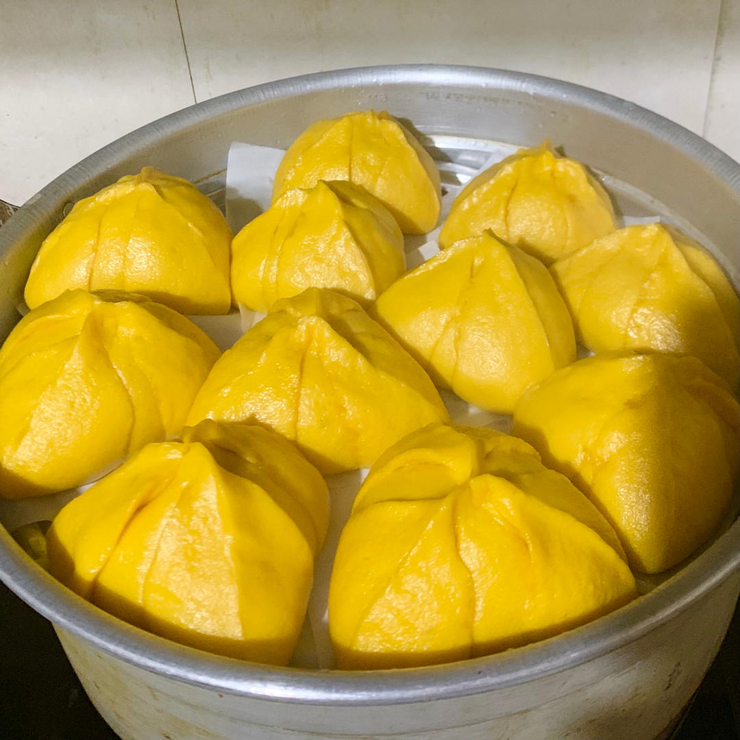 红豆南瓜三角包