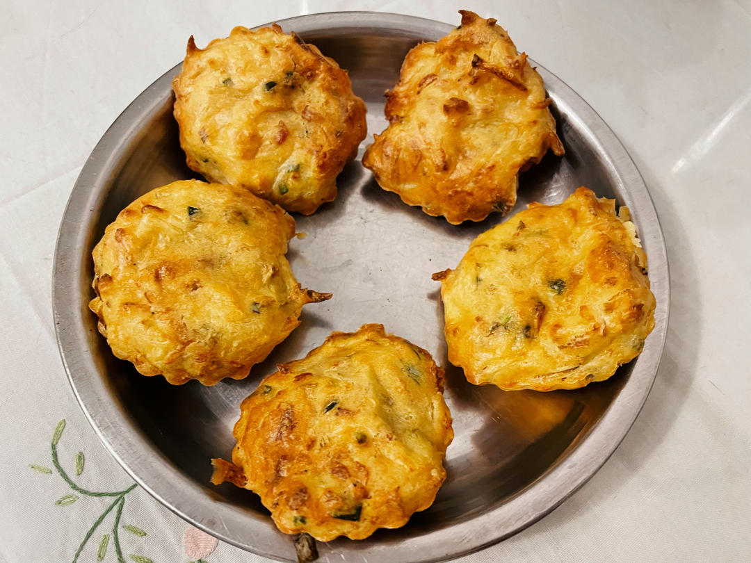 萝卜丝虾皮油墩子