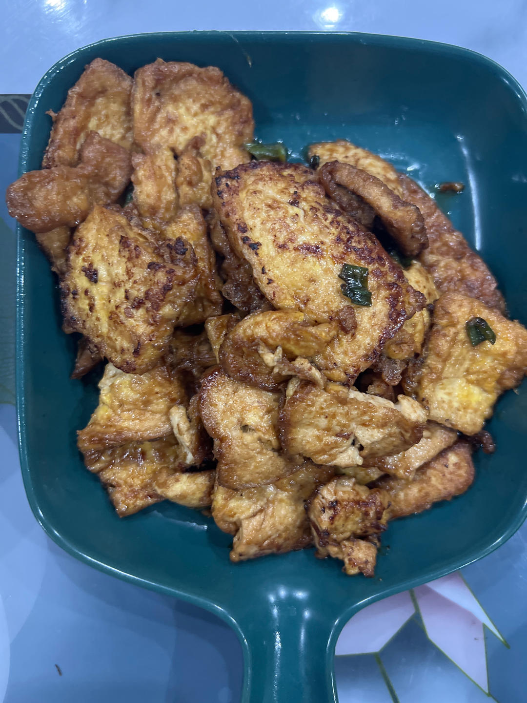 蒜香煎豆腐 炒鸡无敌美味