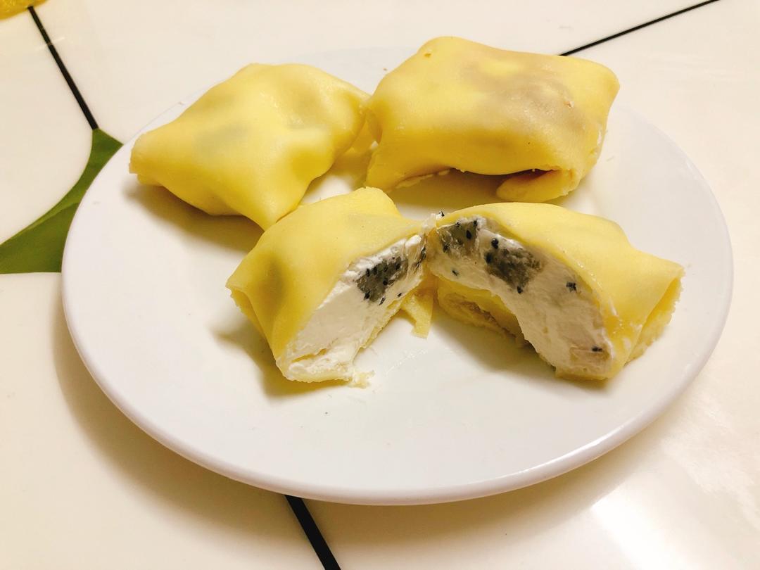 树懒m做的榴莲班戟