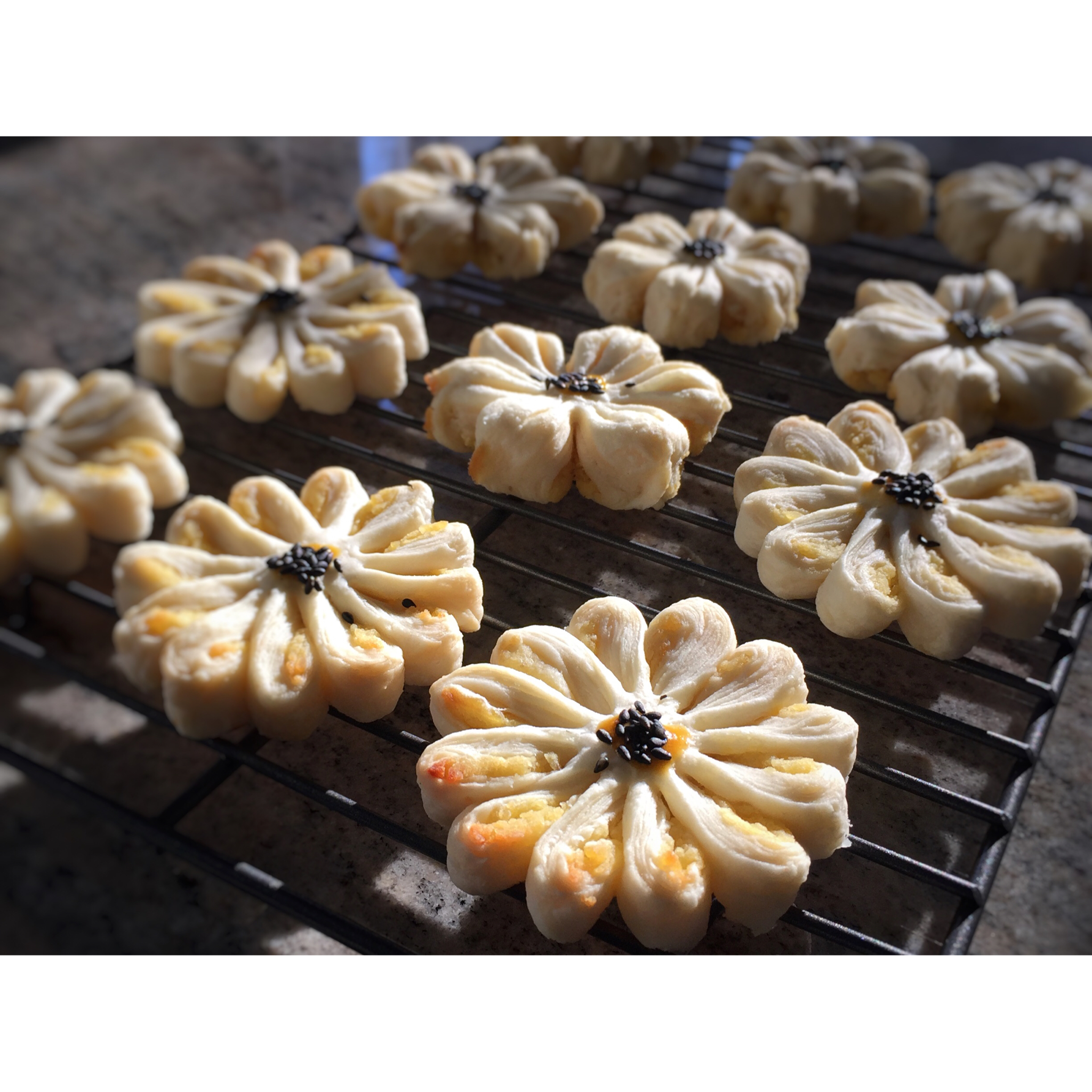 猪油版的各种酥（叉烧酥 紫荆花酥 菊花酥 元宝酥 ）