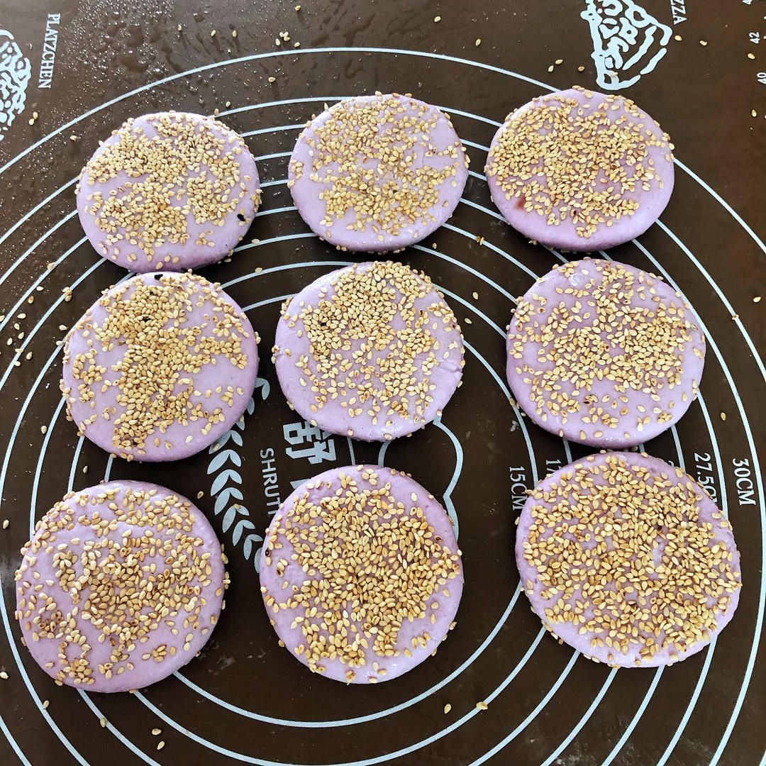 紫薯糯米饼（豆沙馅儿）
