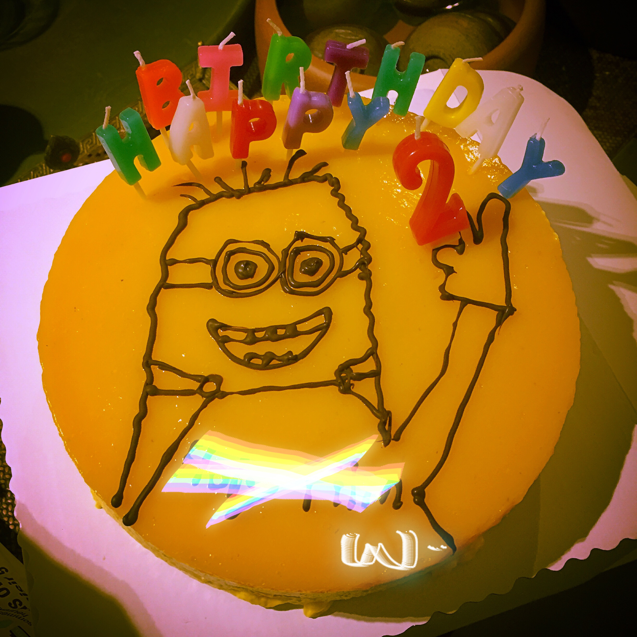 芒果芝士慕斯蕩糕