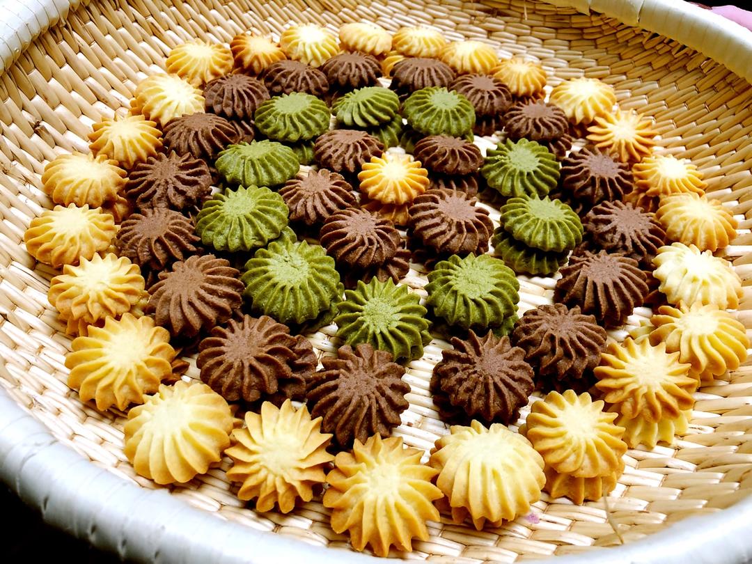 零失败花纹超级立体的黄油曲奇