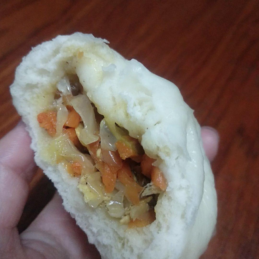 猪肉圆白菜包子馅。