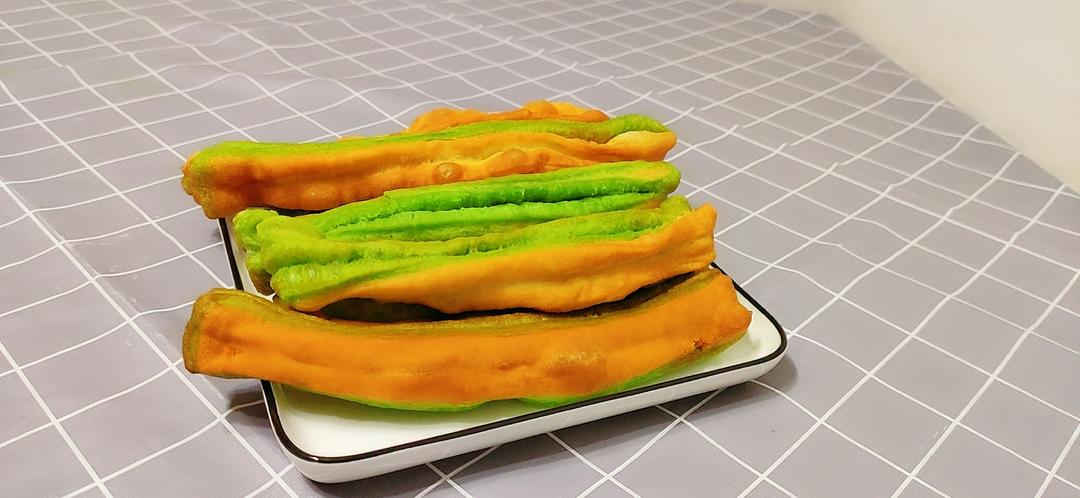 菠菜油条