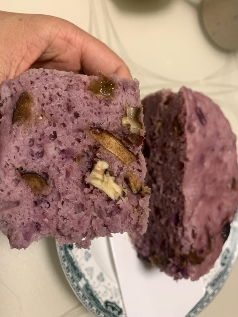 紫薯发糕