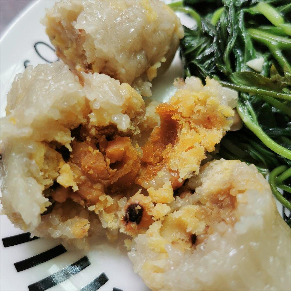 🔥巨好吃的咸蛋黄肉粽～咸香软糯一次成功‼️