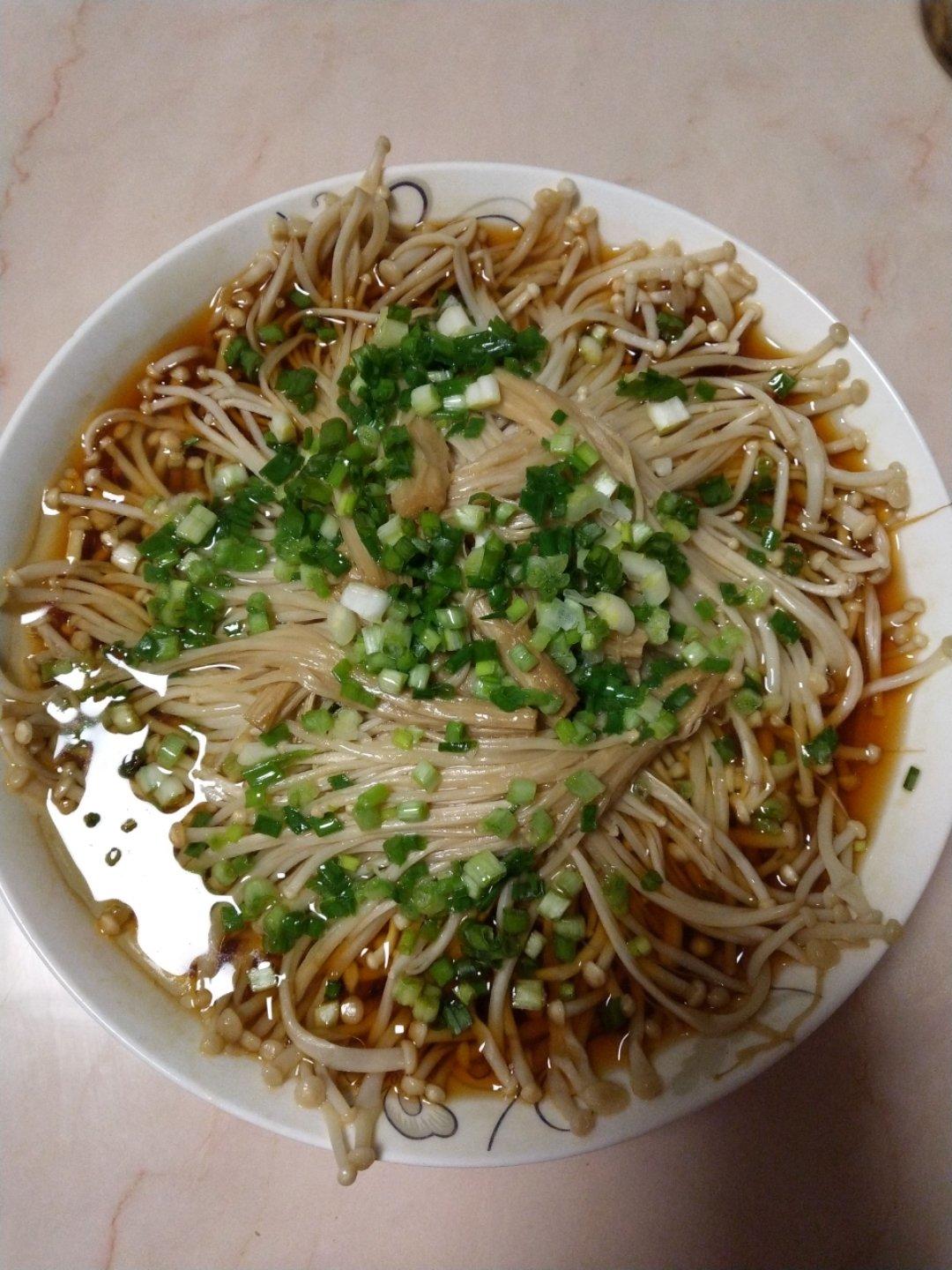 油泼金针菇