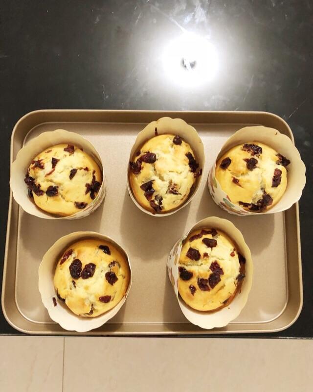 少女心的香蕉蔓越莓玛芬