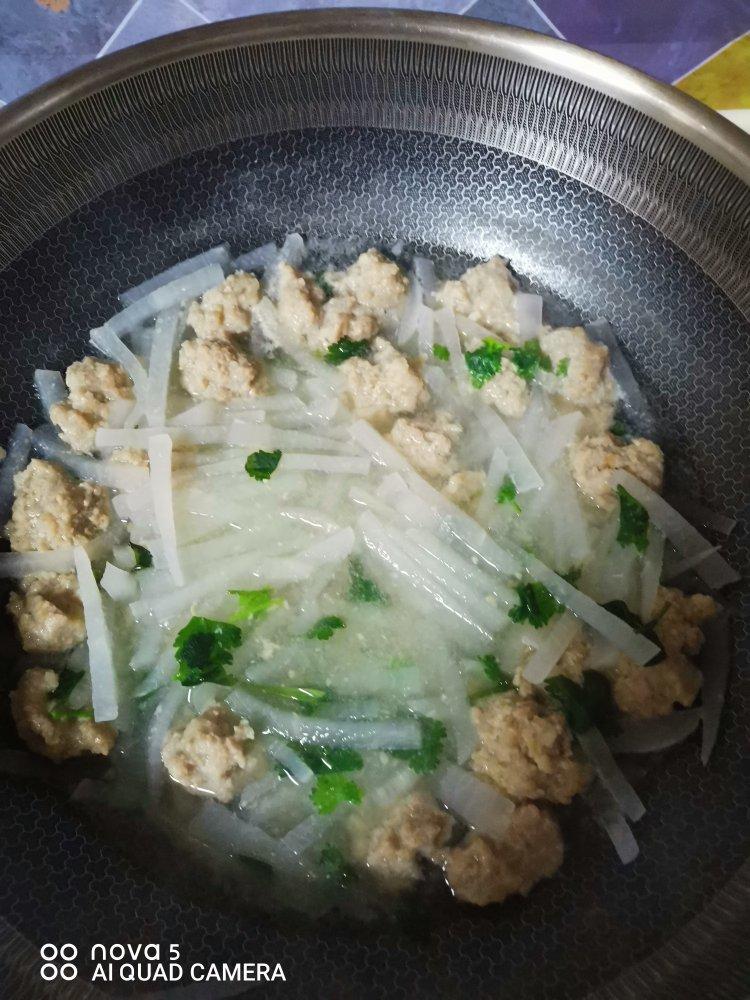 立秋以后必吃的萝卜肉丸子汤🍲