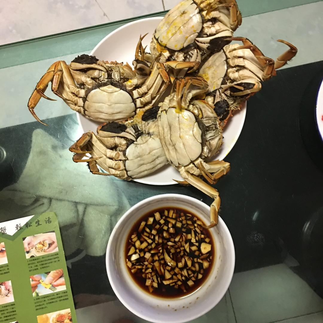 清蒸大闸蟹