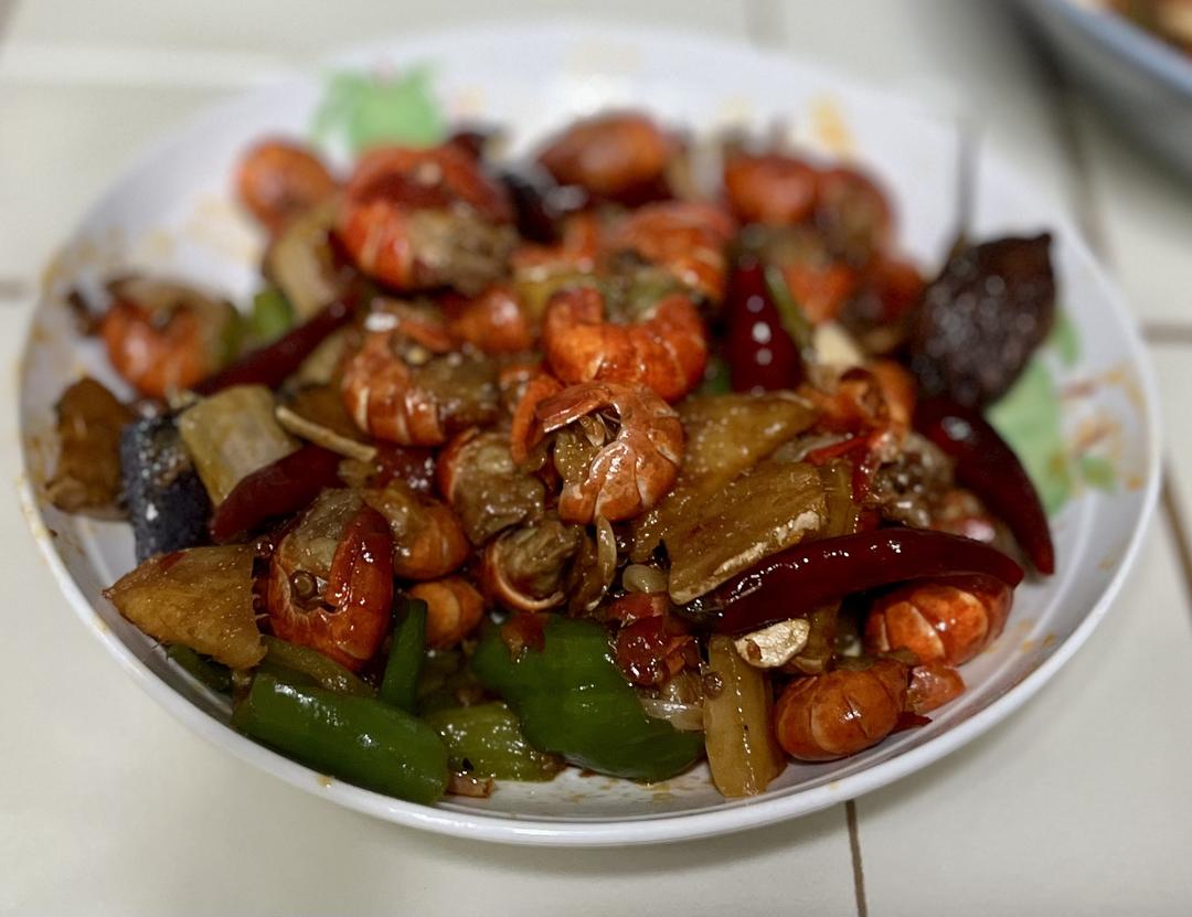 家常麻辣虾尾