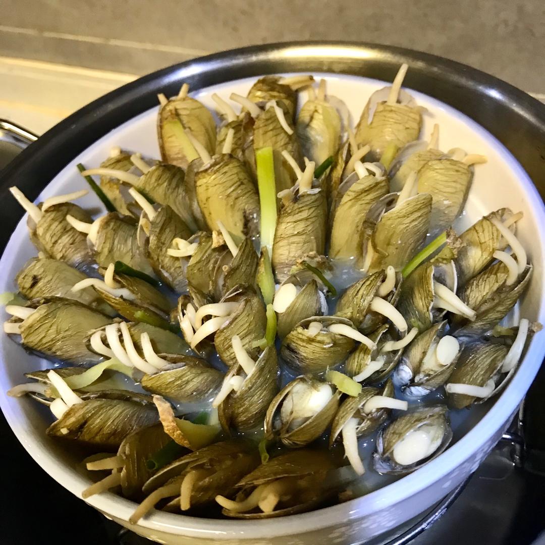 原汁原味的插蛏（蛏子）